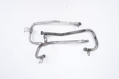 12-14 Mercedes W204 C250 Engine Motor Charger Coolant Hose Line Pipe 3Pcs OEM