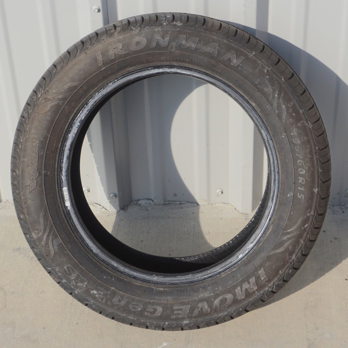 Used 195/60R15 Ironman IMove Gen 3 AS 88H - USED -9.5MM Tread