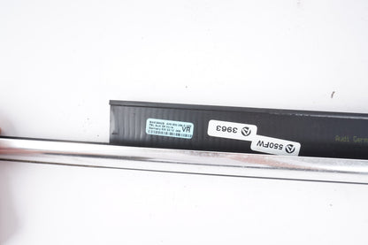 11-17 AUDI A8L FRONT RIGHT PASSEGER SIDE DOOR WINDOW BELT MOLDING CHROME OEM