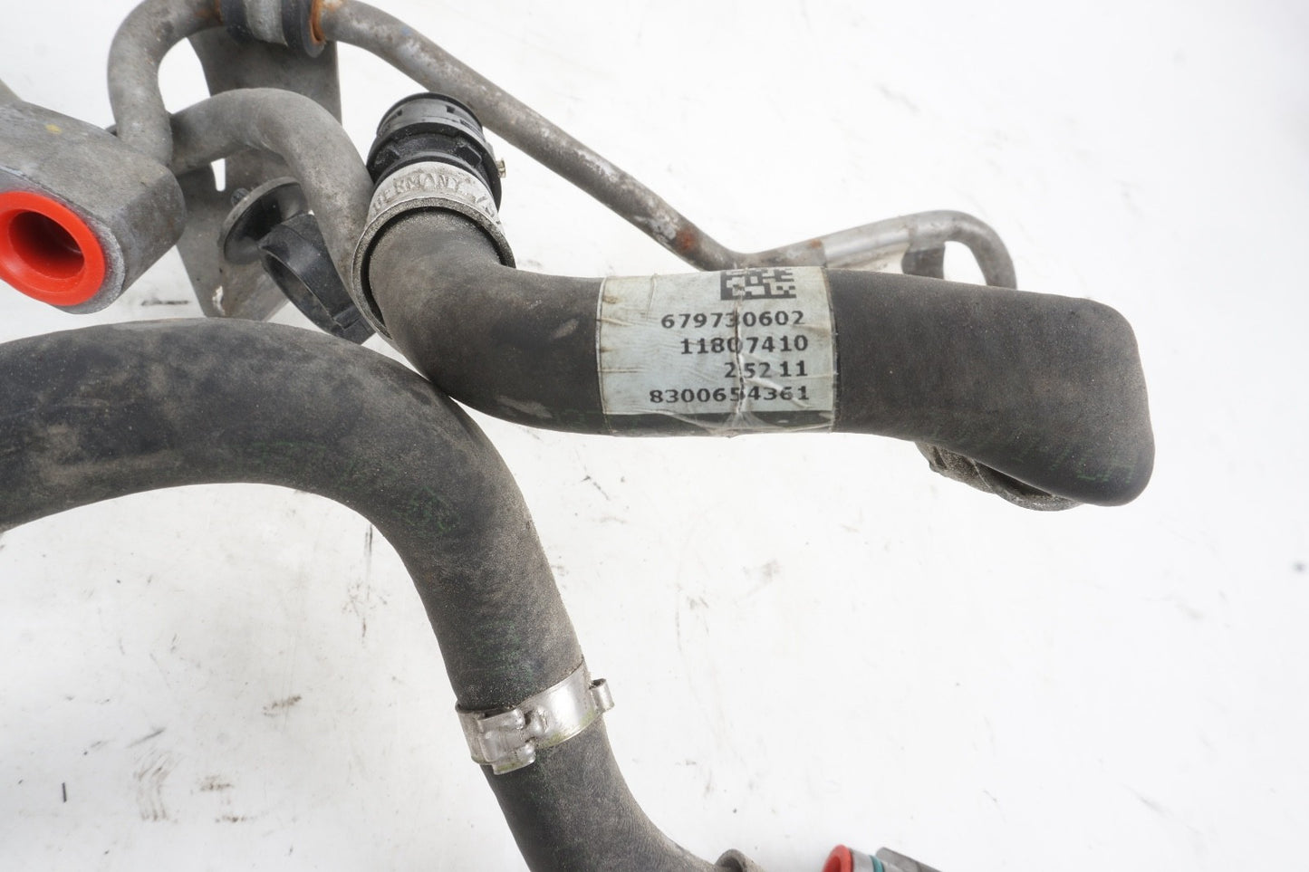 BMW 550 650 Power Steering Hydraulic Pump Flow Line Return Pipe Hose OEM