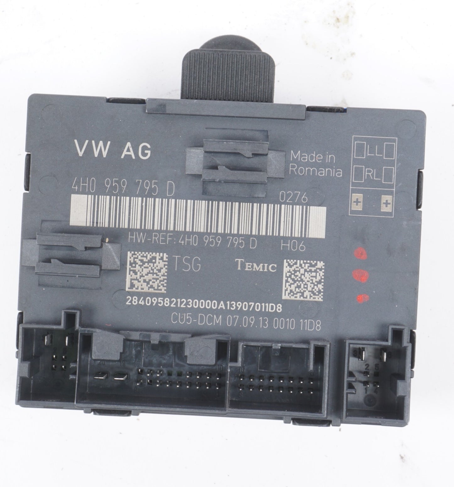 2011 - 2017 Audi A8L A8 Rear Left Driver Side Door Control Module Unit OEM