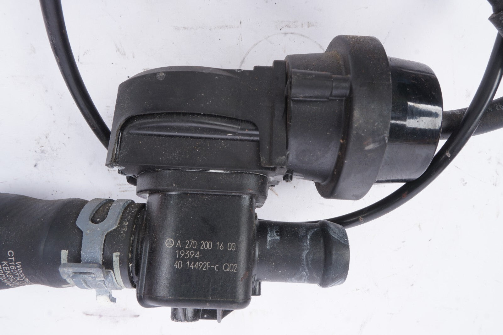 15-20 Mercedes GLA250 Engine Coolant Shut Off Valve A2702001600 OEM