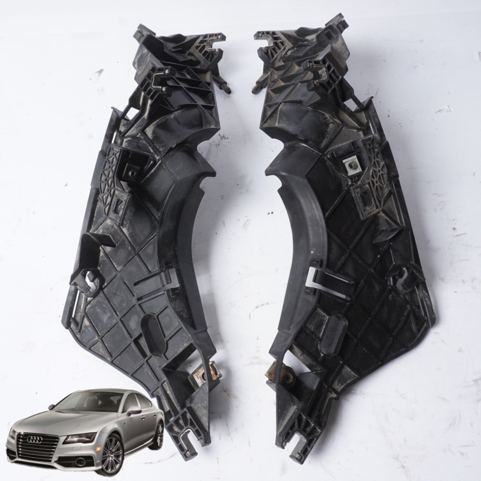 2012-14 AUDI A7 S7 Headlight Left Right Bracket Holder mount Genuine 4G8941453A