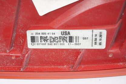 12-14 Mercedes W204 C250 C350 Tail Light Lamp LED Right Passenger Side OEM 55K