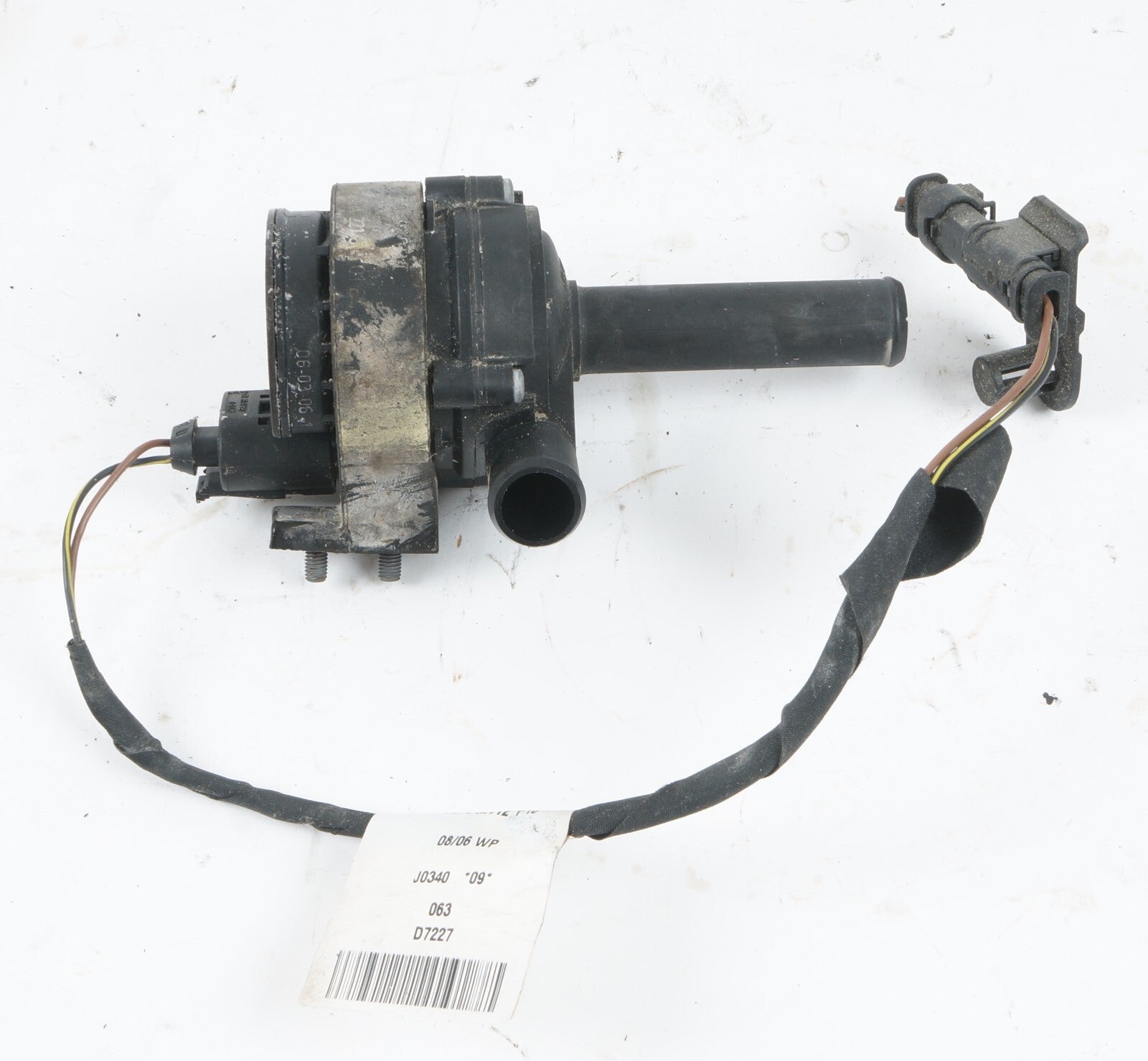 07-11 Mercedes S550 W221 AUXILIARY WATER PUMP HEATER W/ WIRE WIRING HARNESS  OEM