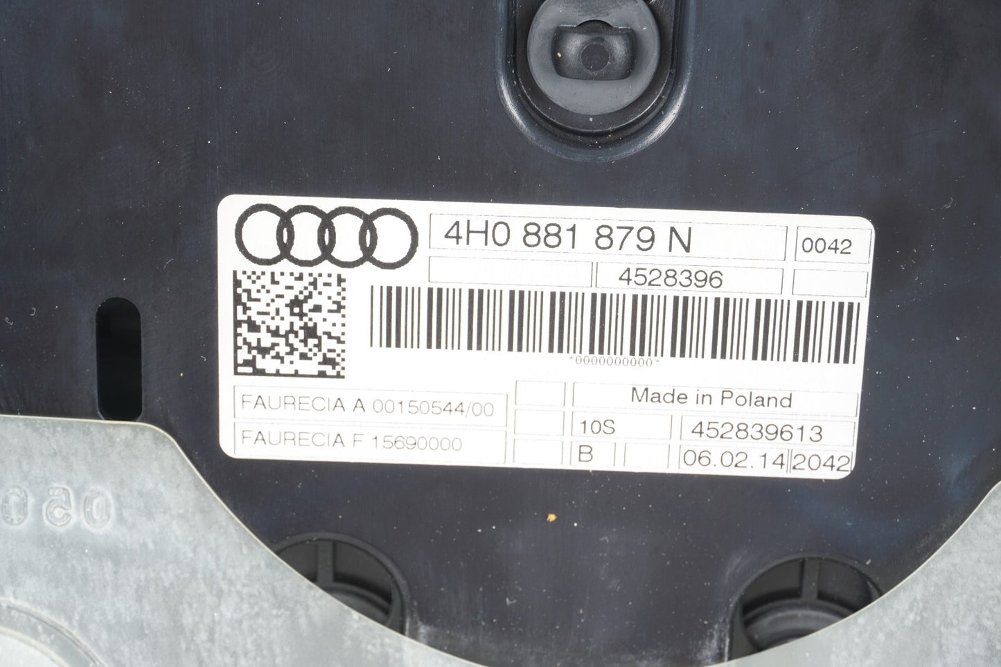 11-17 AUDI A8 A8L S8 FRONT RIGHT PASSENGERG SEAT AIR PUMP MODULE FAN SET OEM
