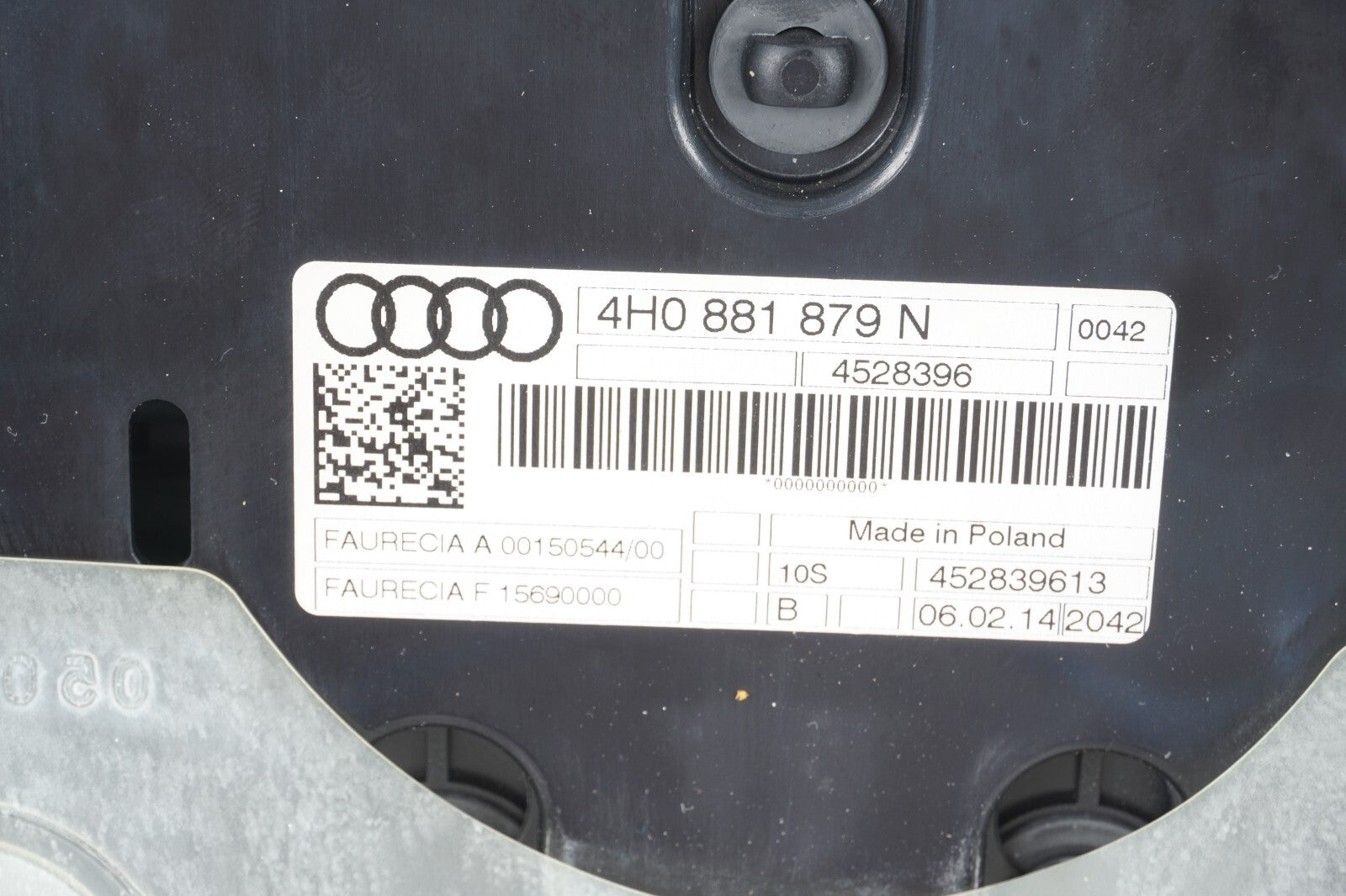 11-17 AUDI A8 A8L S8 FRONT RIGHT PASSENGERG SEAT AIR PUMP MODULE FAN SET OEM