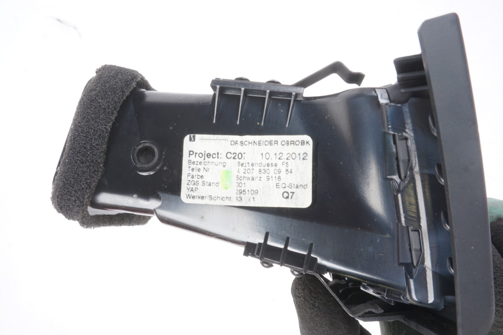 10-13 Mercedes W207 E350 Coupe Front Left Driver Dashboard AC Air Vent  OEM