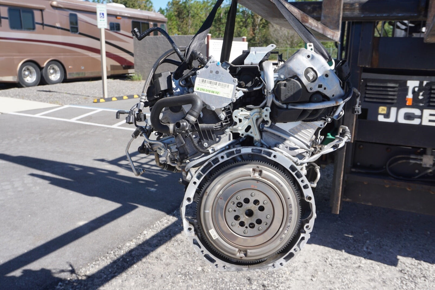 2015 2016 2017 Mercedes Benz S550e Hybrid 3.0L V8 Engine With 61k Miles OEM
