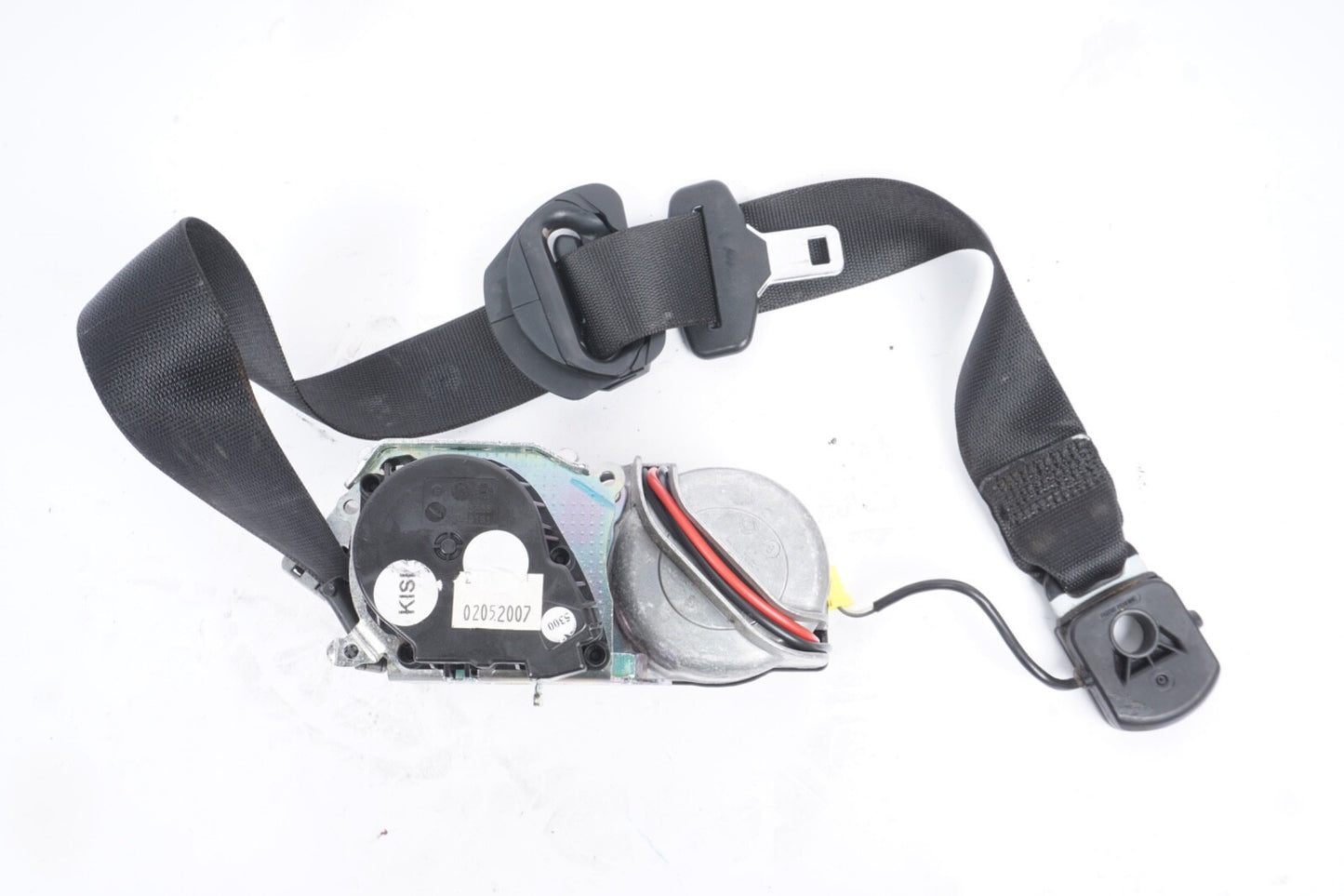 07-09 Mercedes W221 S600 S63 S450 Front Right Passenger Side Seat Belt Black OEM