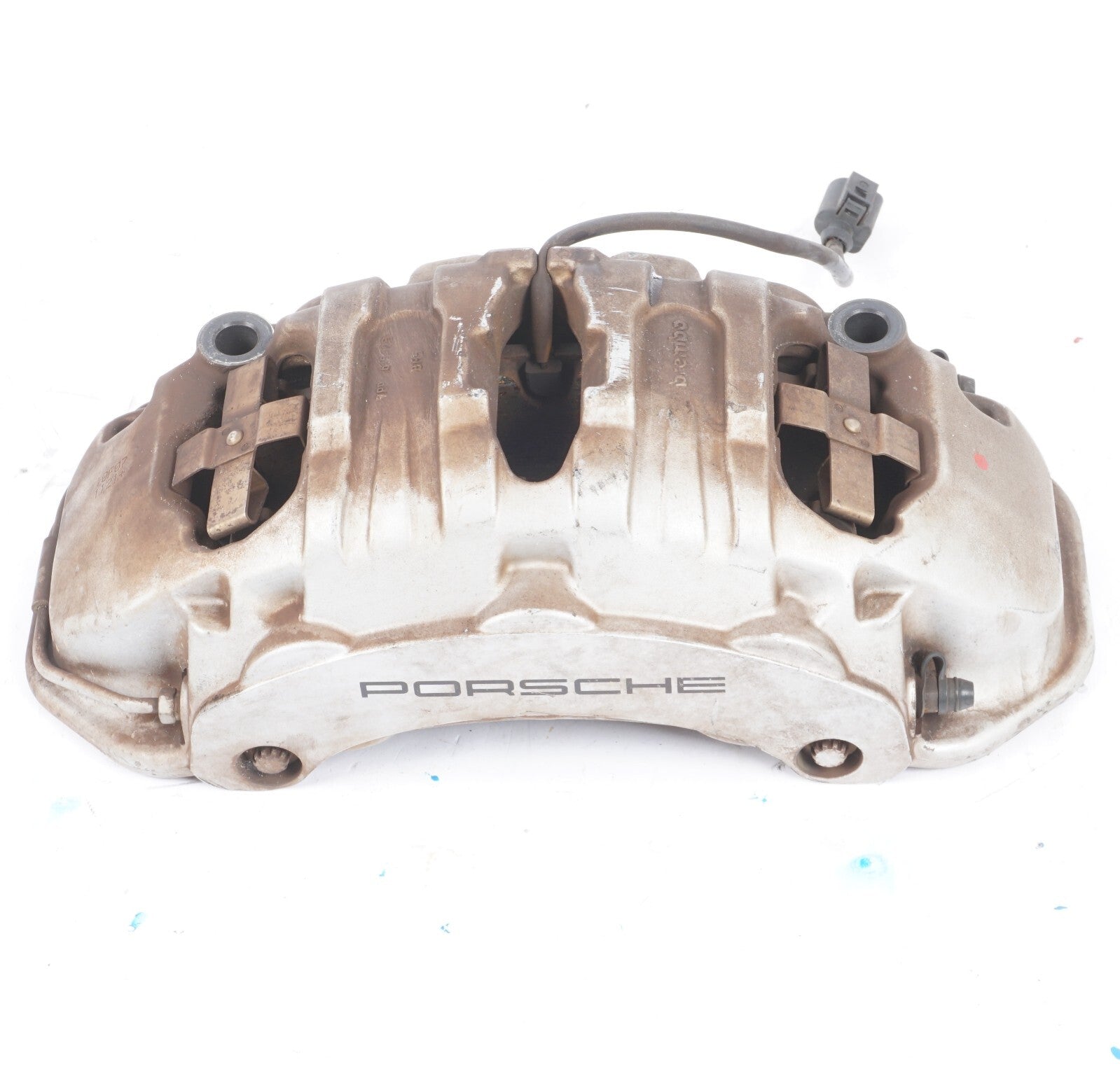 11-18 Porsche Cayenne 958 4.8l Front Left Driver Side Brake Caliper OEM