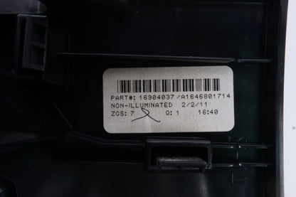 06 - 11  MERCEDES ML350 CENTER WOOD CONSOLE DUAL CUP HOLDER BROWN OEM 16904037