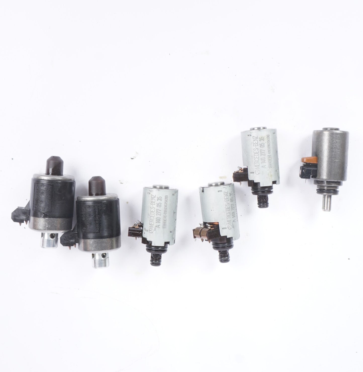 03-06 Mercedes R230 SL500 Automatic Transmission Gearbox Solenoid 6Pcs OEM