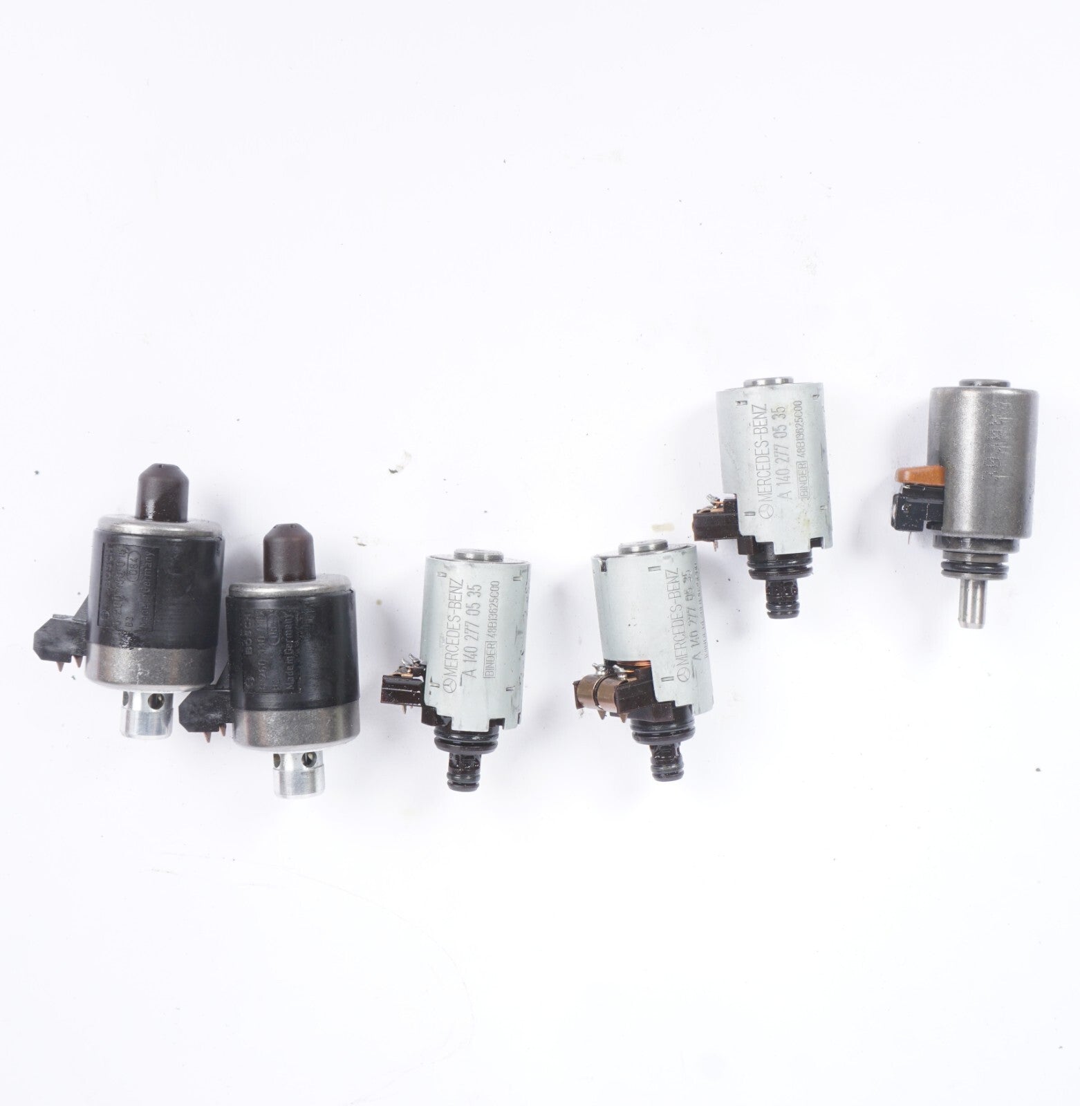 03-06 Mercedes R230 SL500 Automatic Transmission Gearbox Solenoid 6Pcs OEM