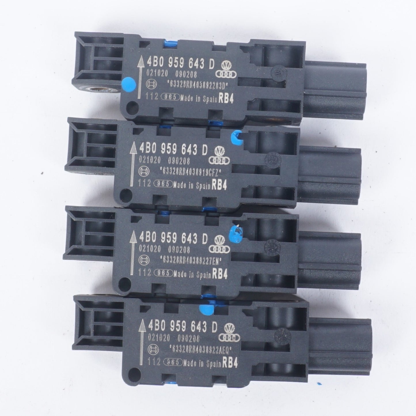 2004 - 2010 Audi A8 A8L  Sensor 4B0959643D Set Of 4 OEM