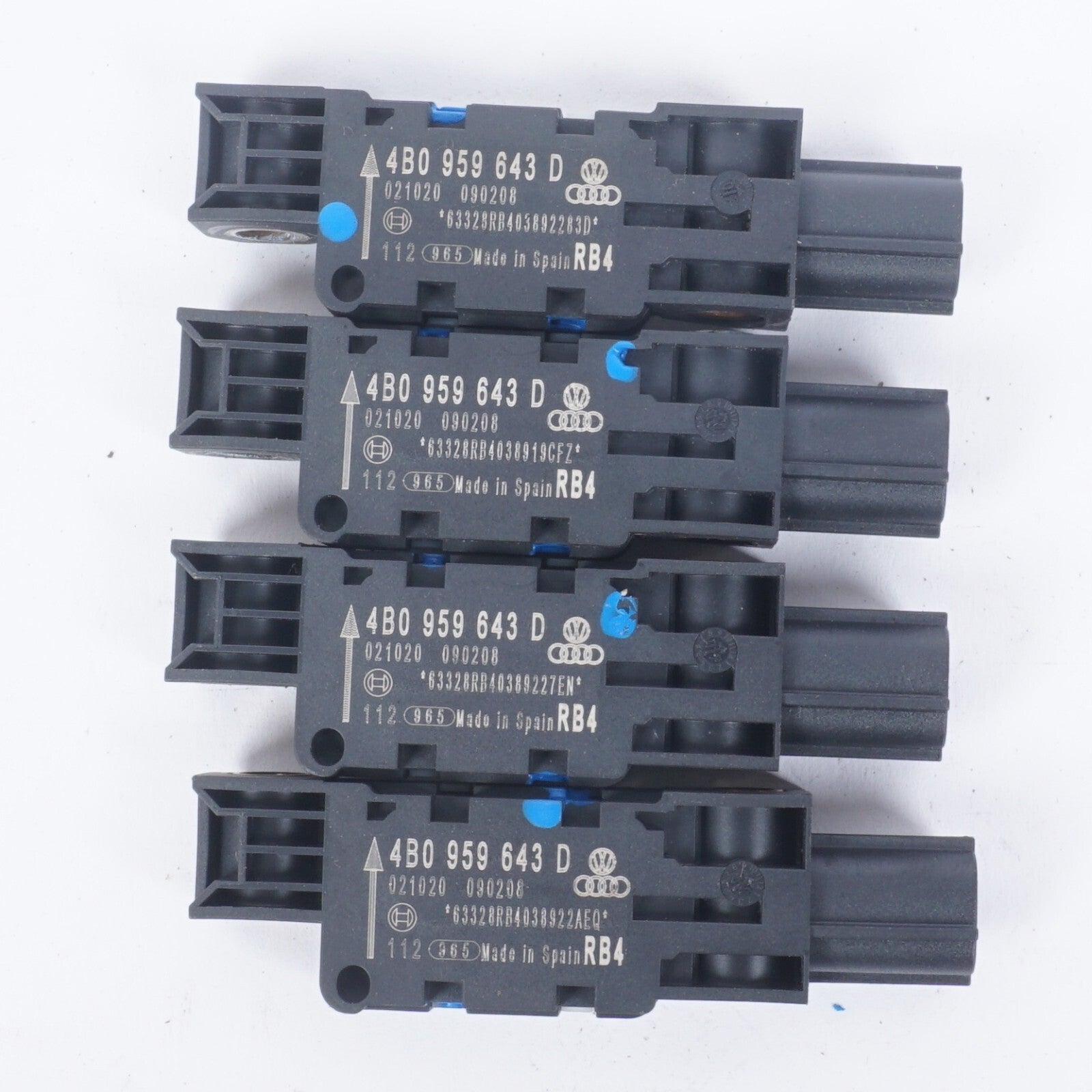 2004 - 2010 Audi A8 A8L  Sensor 4B0959643D Set Of 4 OEM