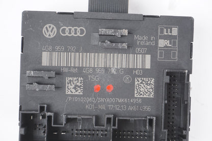 2012 - 2018 AUDI A7 FRONT RIGHT PASSENGER SIDE DOOR CONTROL MODULE UNIT  OEM
