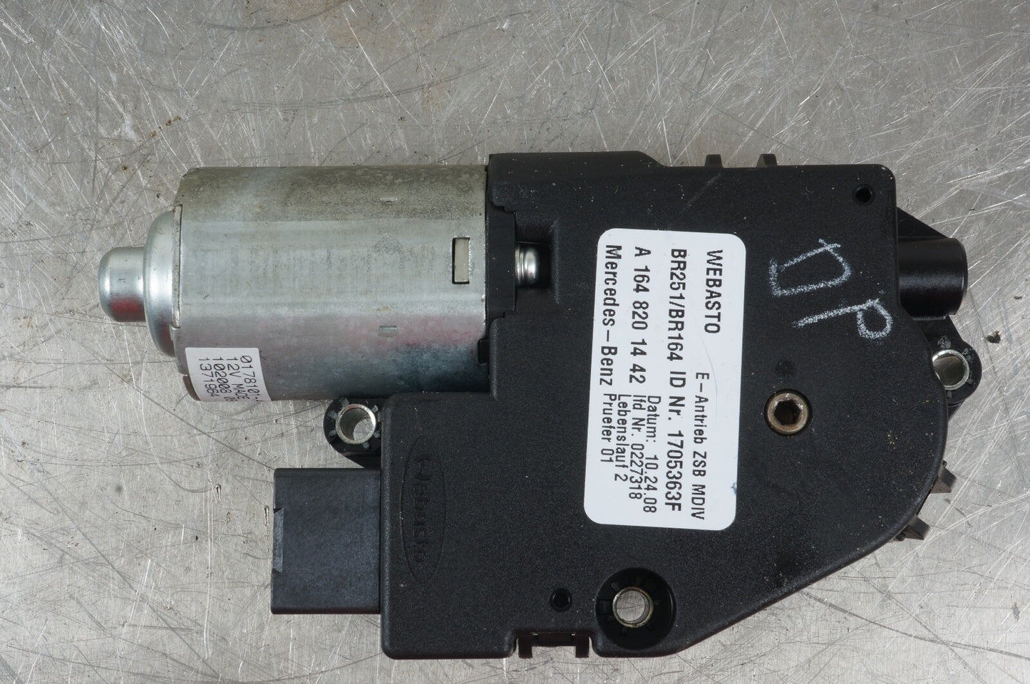 2006-2009 MERCEDES R350 R500 SUNROOF WINDOW GLASS MOTOR W/WIRES A1648201442 OEM