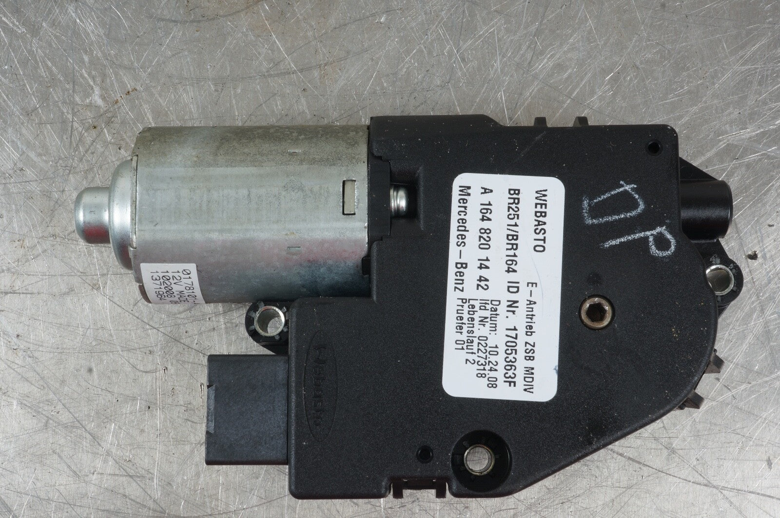 2006-2009 MERCEDES R350 R500 SUNROOF WINDOW GLASS MOTOR W/WIRES A1648201442 OEM