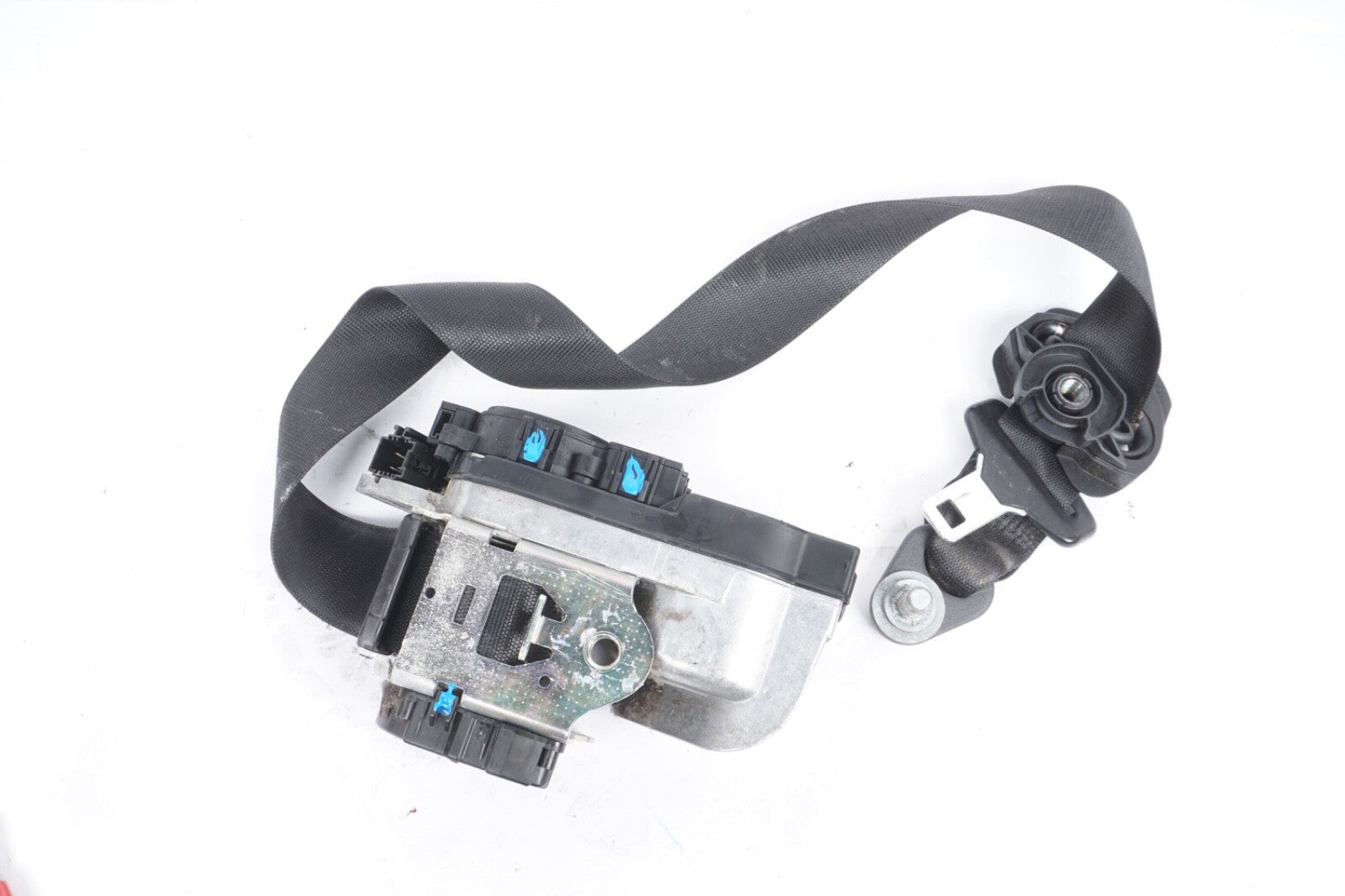 07-09 Mercedes W221 S600 S65 AMG Front Left Driver Side Seat Belt Black OEM