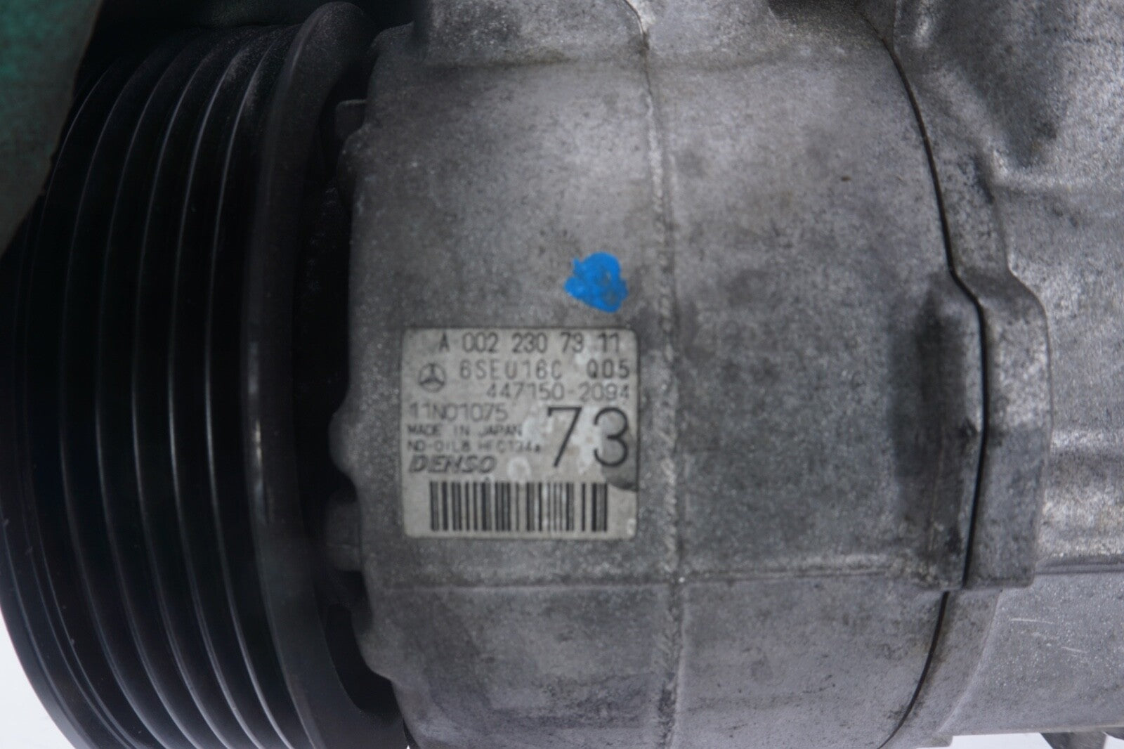 12-16 Mercedes R172 SLK350 E350 GLK350 A/C Air Compressor A0022307311 OEM
