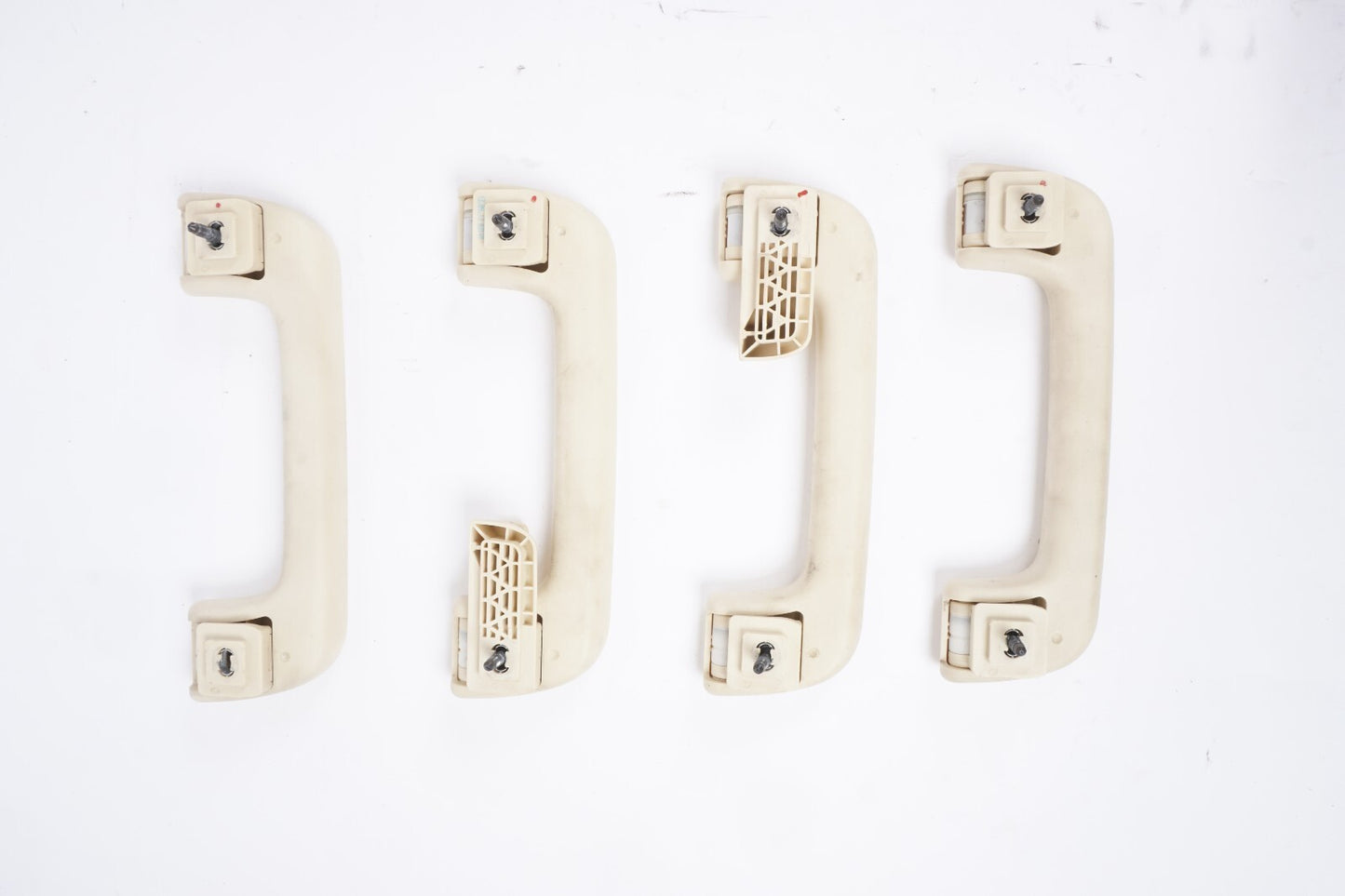 12-17 AUDI A8L A8 ROOF OVERHEAD GRIP GRAB HANDLE SET OF 4  OEM