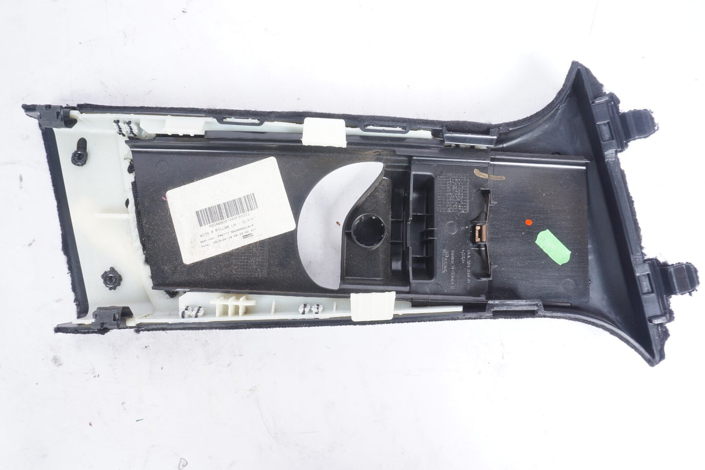 08-14 Mercedes C250 C300 C350 Left Driver Upper B Pillar Trim Panel Cover  OEM