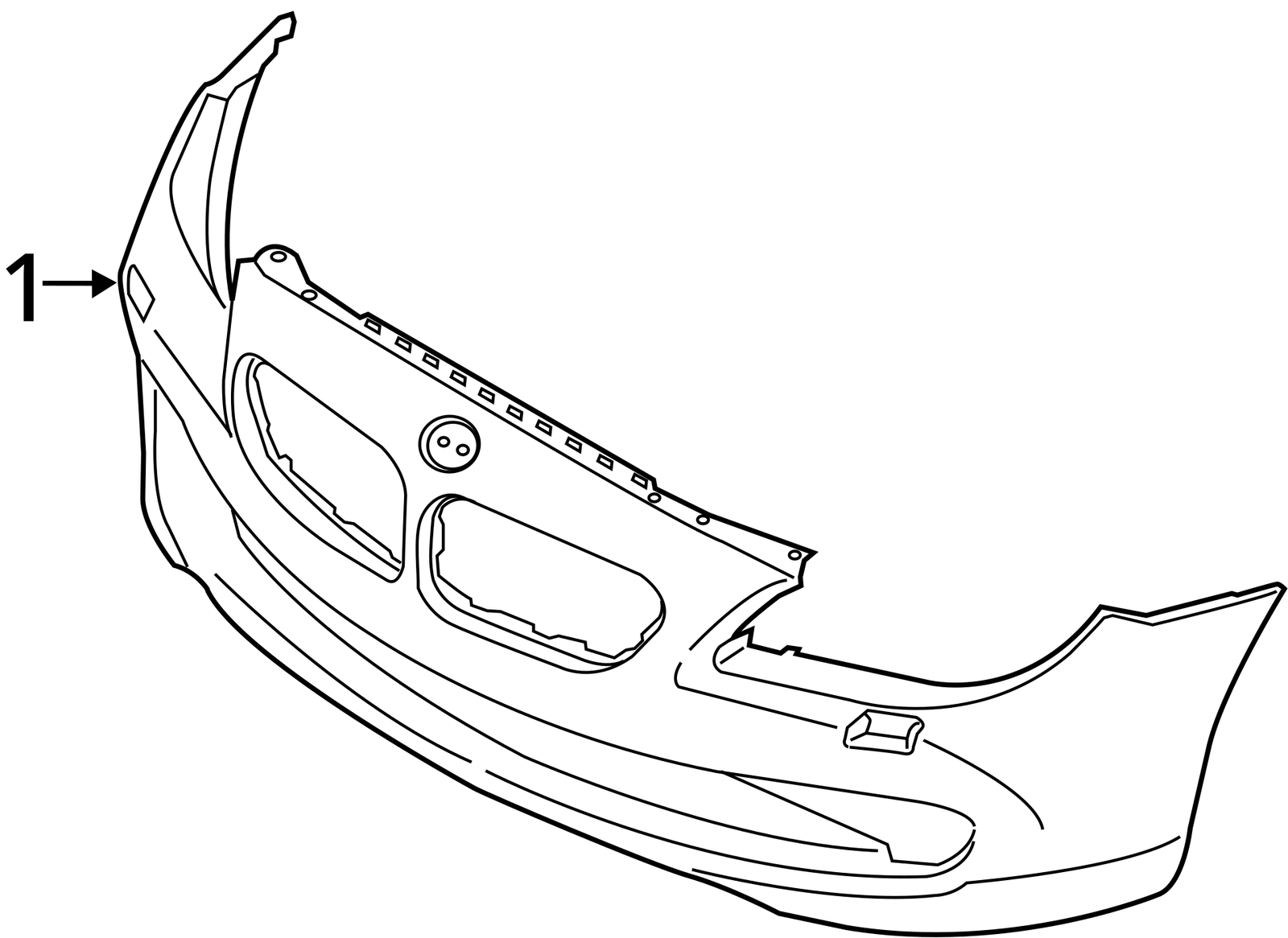 2012 2013 2014 2015 BMW 650 FRONT BUMPER  51117282904 OEM