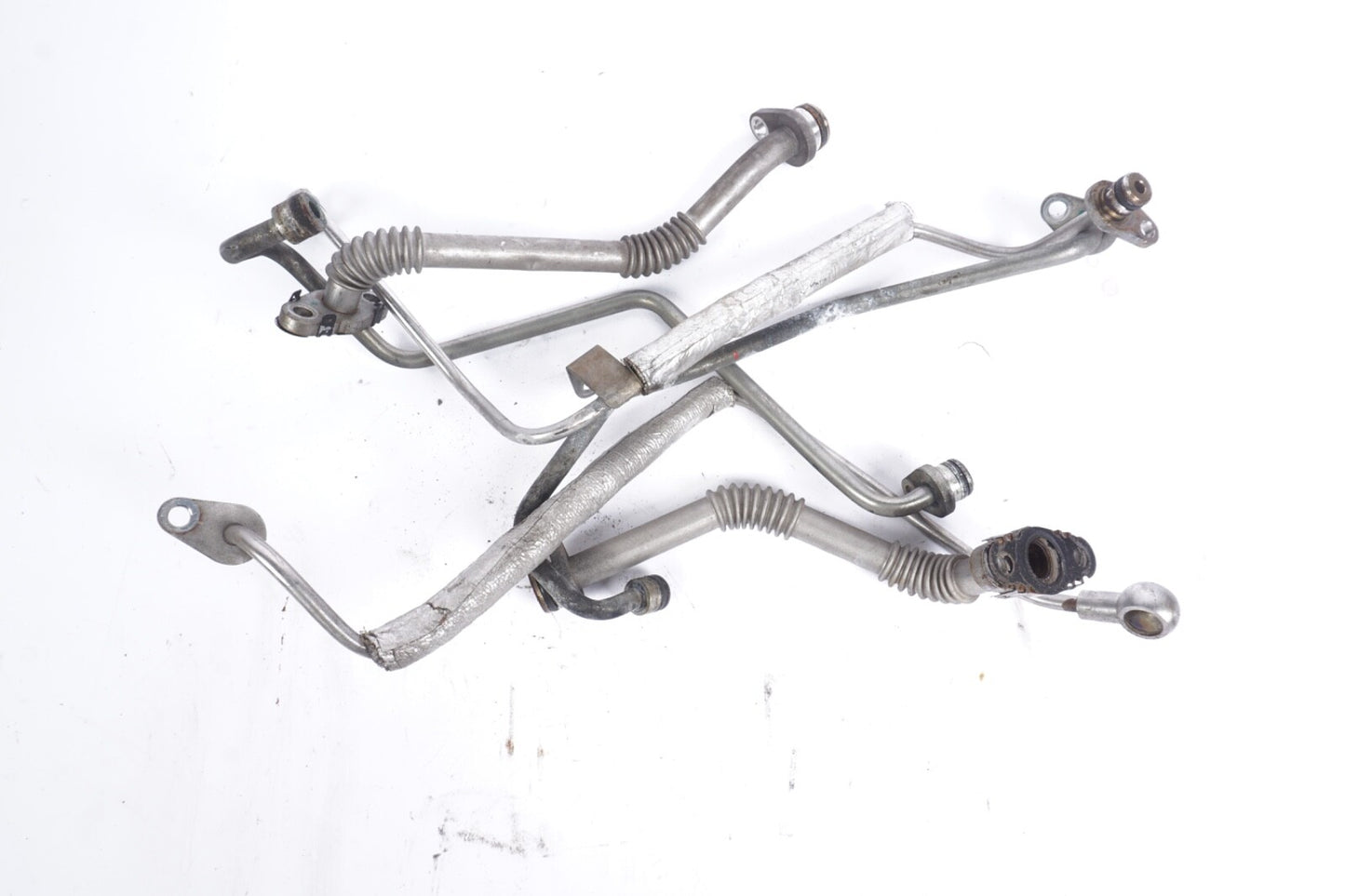 2014 - 2020 MASERATI GHIBLI 3.0L TURBOCHARGER OIL DELIVERY PIPE LINE OEM SET