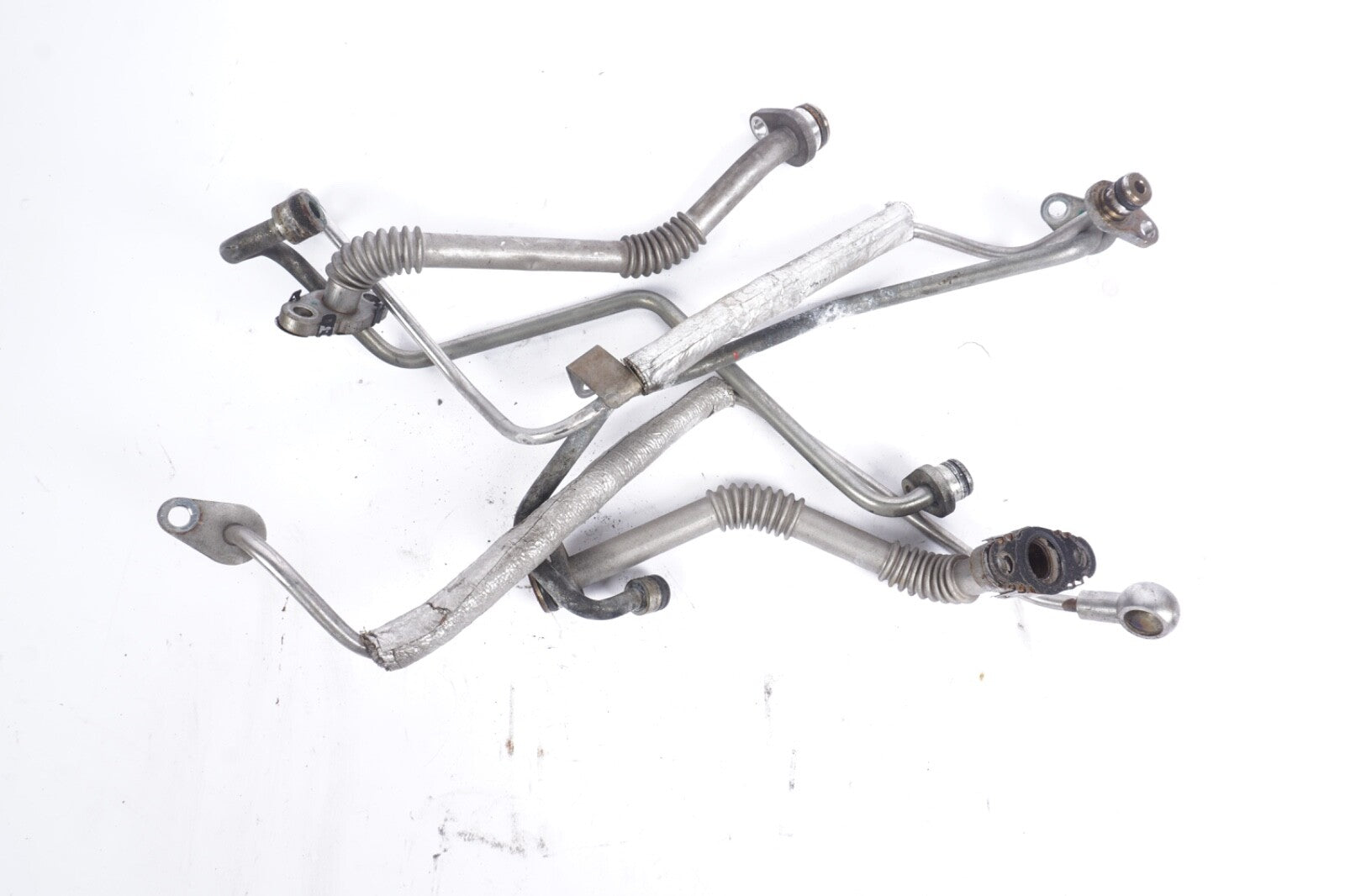2014 - 2020 MASERATI GHIBLI 3.0L TURBOCHARGER OIL DELIVERY PIPE LINE OEM SET