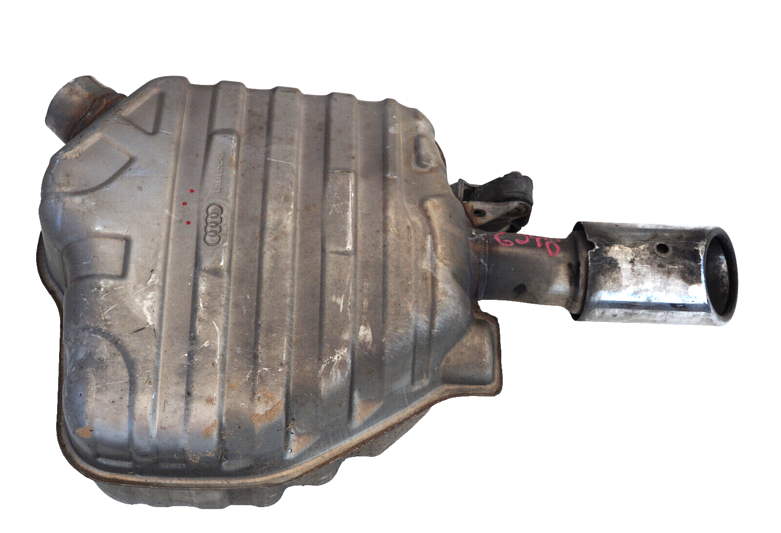 2012 - 2014 AUDI A7 3.0L EXHAUST MUFLER LEFT DRIVER SIDE  OEM