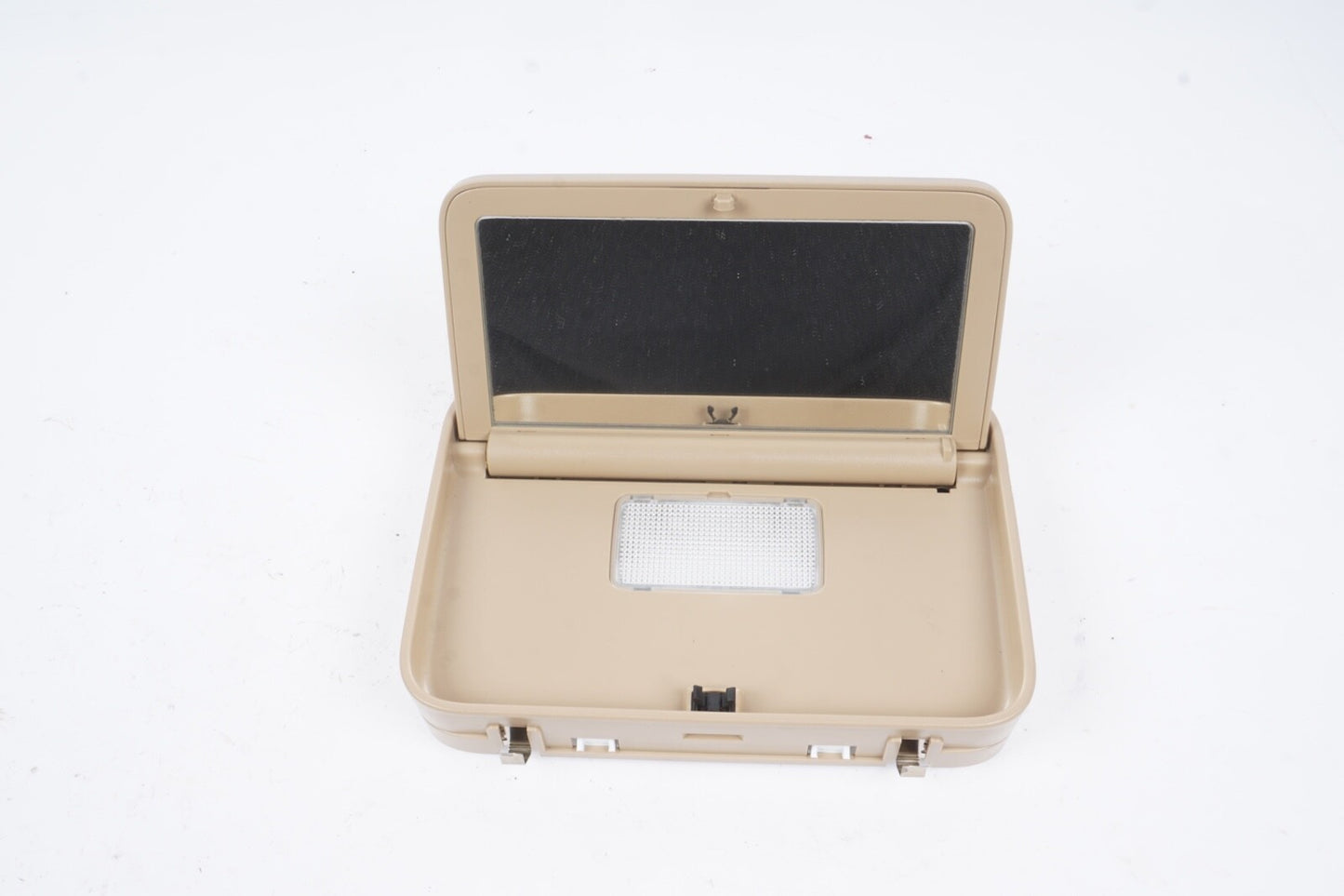 10-13 Mercedes W221 S400 S550 Rear Overhead Vanity Mirror Beige 2218101817 OEM