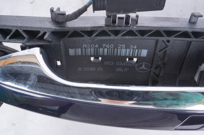 12-14 Mercedes C300 C350 W204 Rear Left Driver Side Exterior Door Handle OEM