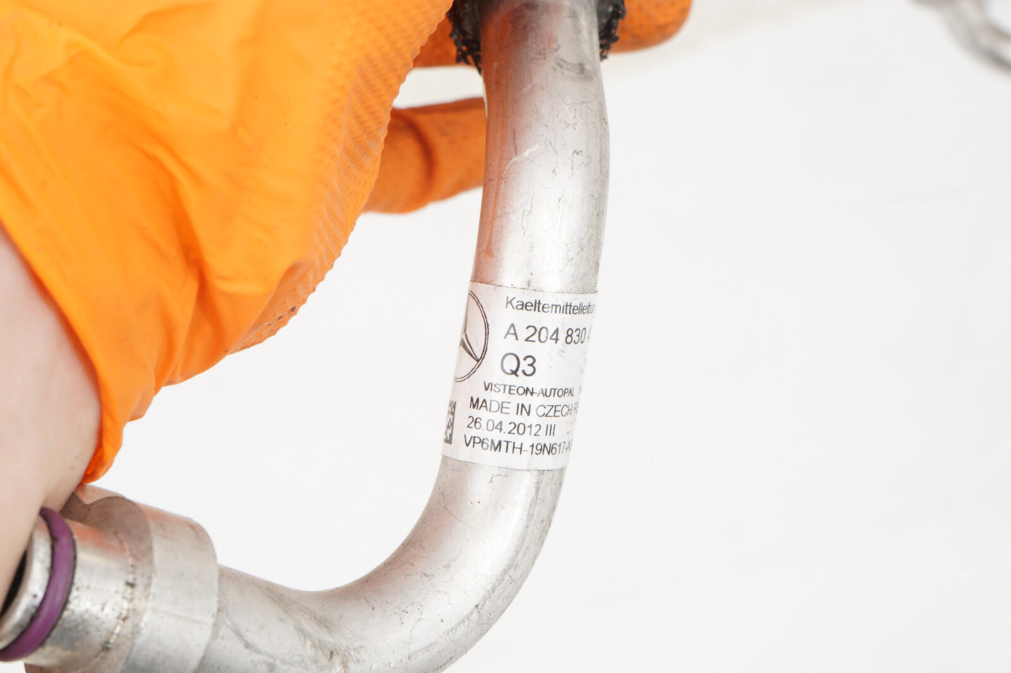 2012 - 2014 MERCEDES-BENZ C300 W204 A/C AC AIR CONDITIONER LINE PIPE HOSE  OEM