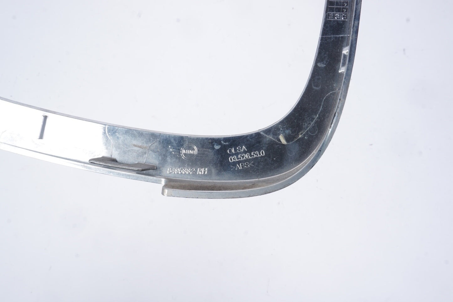 2016 MINI COOPER F55 REAR RIGHT TAIL LIGHT CHROME RING 63218495332 GENUINE