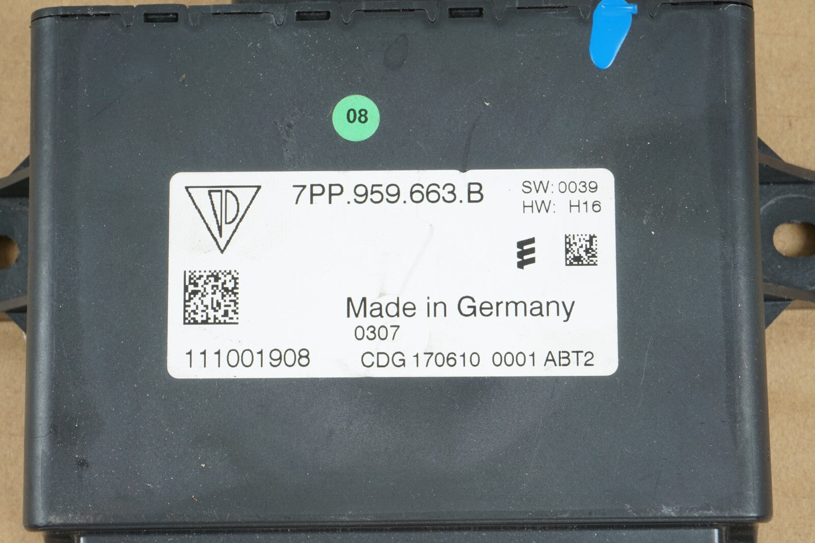 10 - 16 PORSCHE PANAMERA VOLTAGE CONVERTER MODULE CONTROL UNIT 7PP959663B OEM
