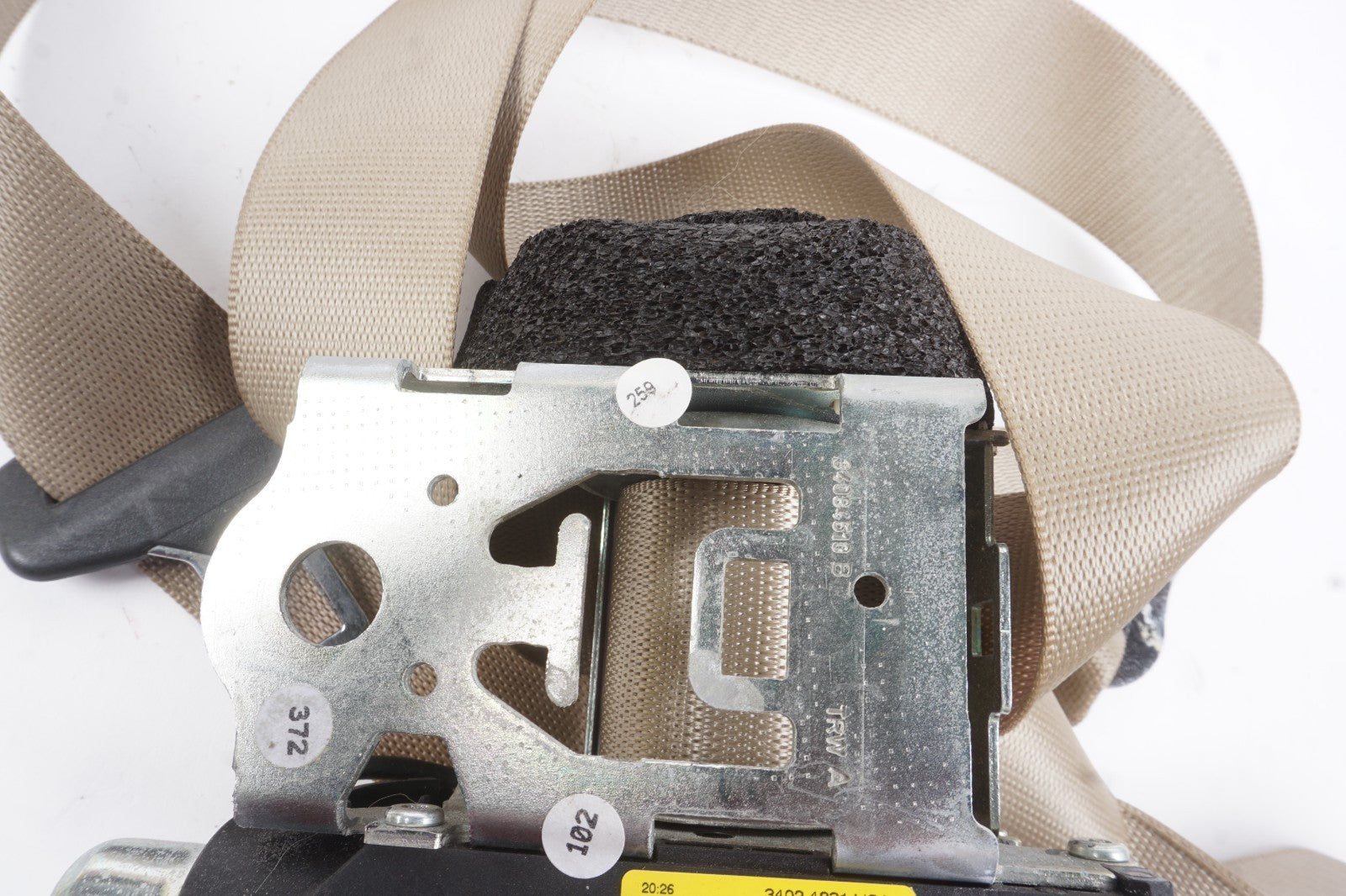 08-14 Mercedes-Benz C300 Rear Right Passenger Side Seat Belt Retractor OEM