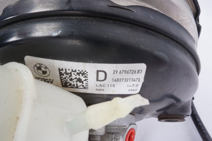 2013-2018 BMW 650XI F06 POWER BRAKE BOOSTER MASTER CYLINDER W/ RESERVOIR OEM