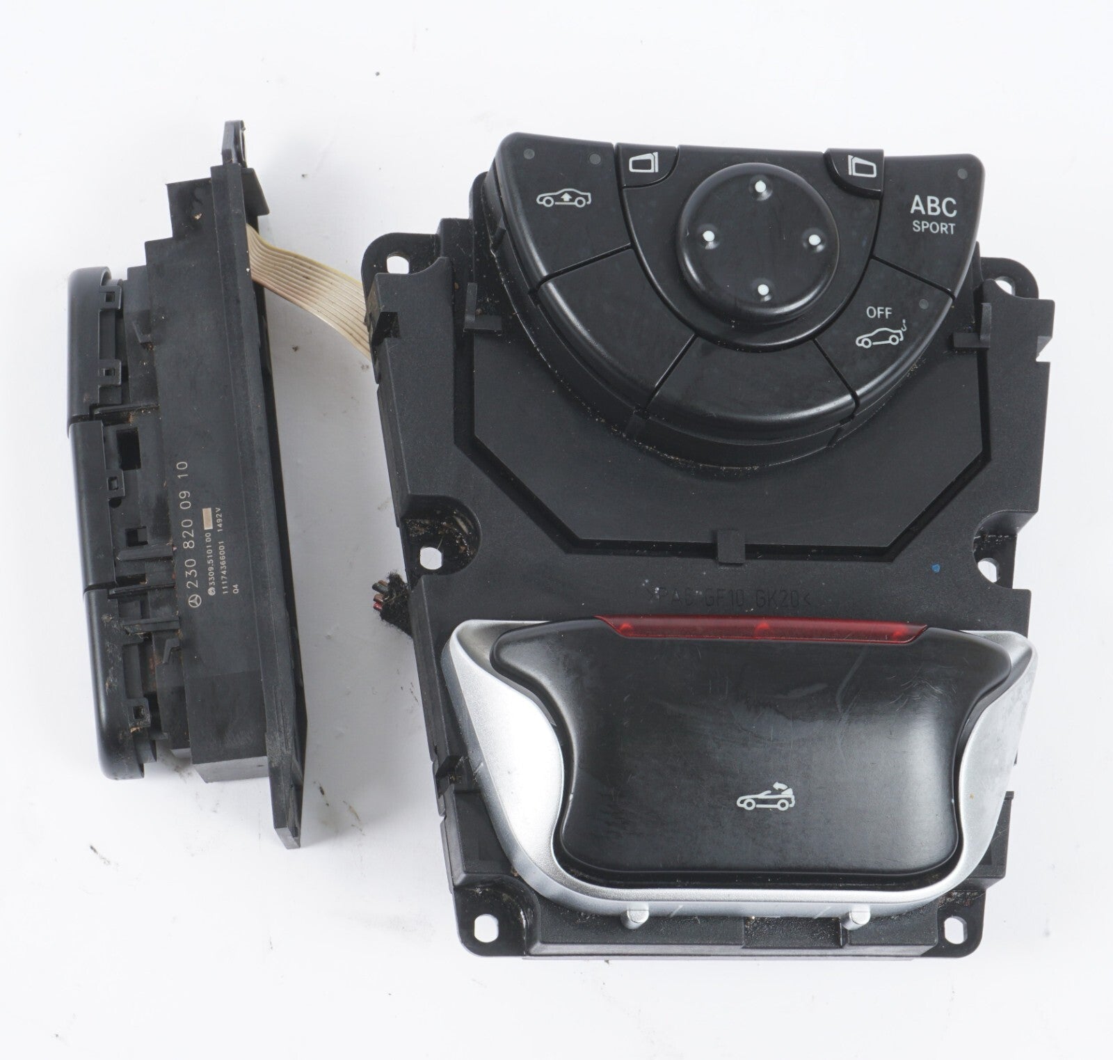 03-06 Mercedes R230 SL500 Convertible Top Roof ABC Mirror Control Switch OEM
