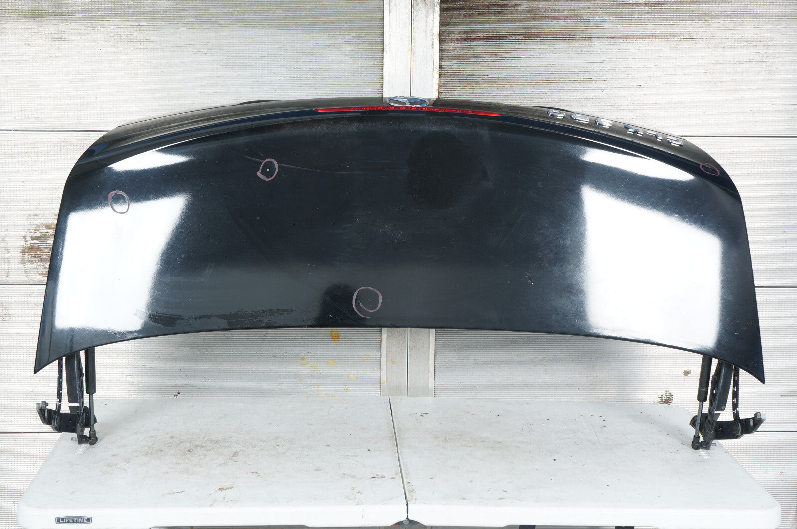 06-09 MERCEDES BENZ CLK350 COUPE REAR TRUNK LID TAILGATE SHELL COVER PANEL OEM
