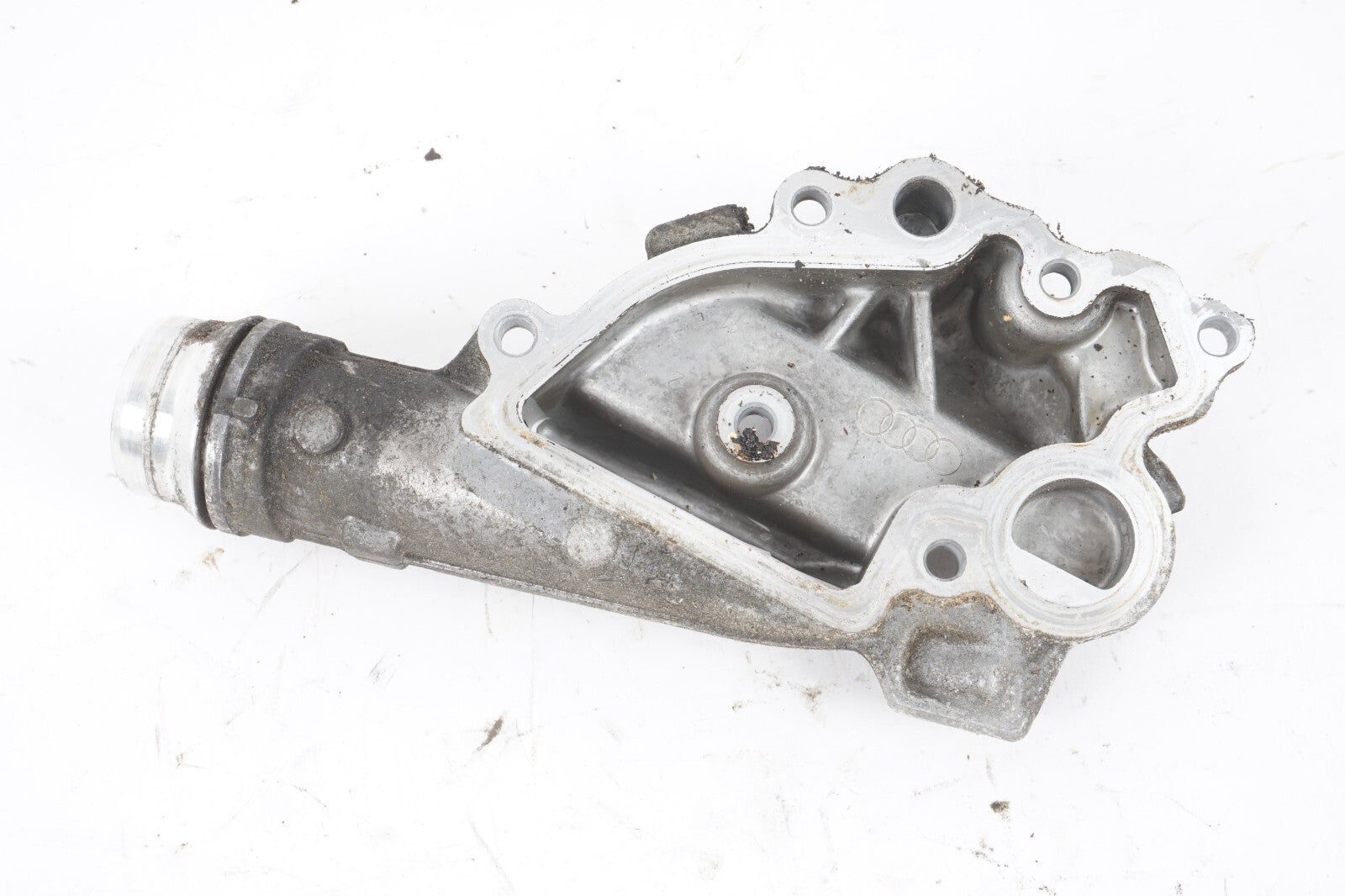 12-17 AUDI A8L A8 3.0L Engine Coolant Outlet Flange 06E121161 OEM