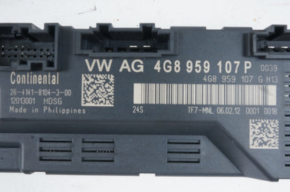 2012-2018 AUDI A7 TRUNK LID COMPUTER CONTROL MODULE UNIT 4G8959107