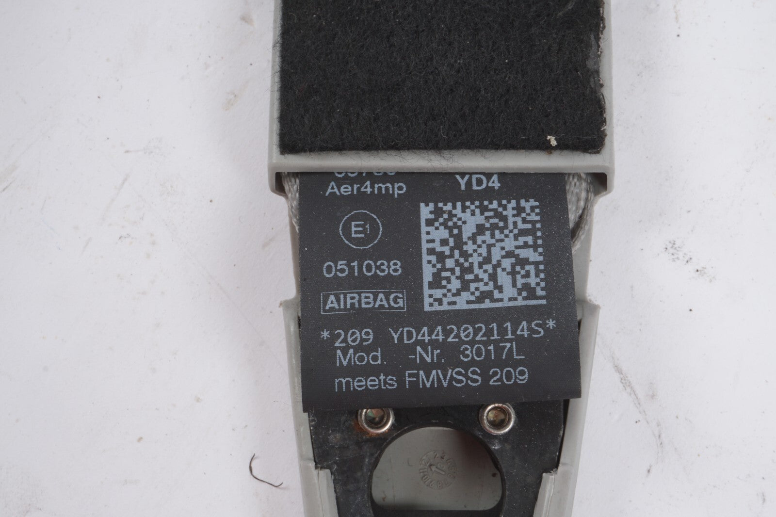 2012 - 2018 AUDI A7 FRONT LEFT DRIVER SEAT BELT RETRACTOR  OEM