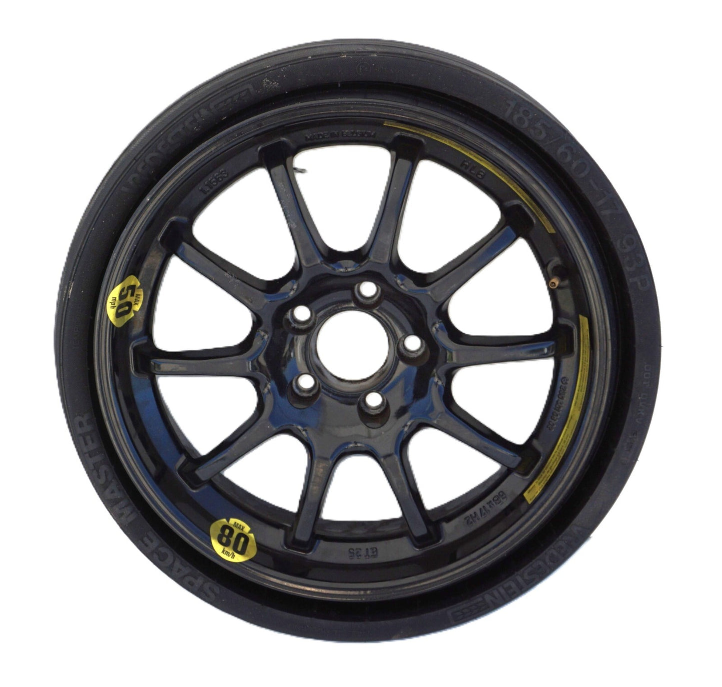 2003-2012 Mercedes-Benz SL500 SPARE TIRE 185/60-17 OEM