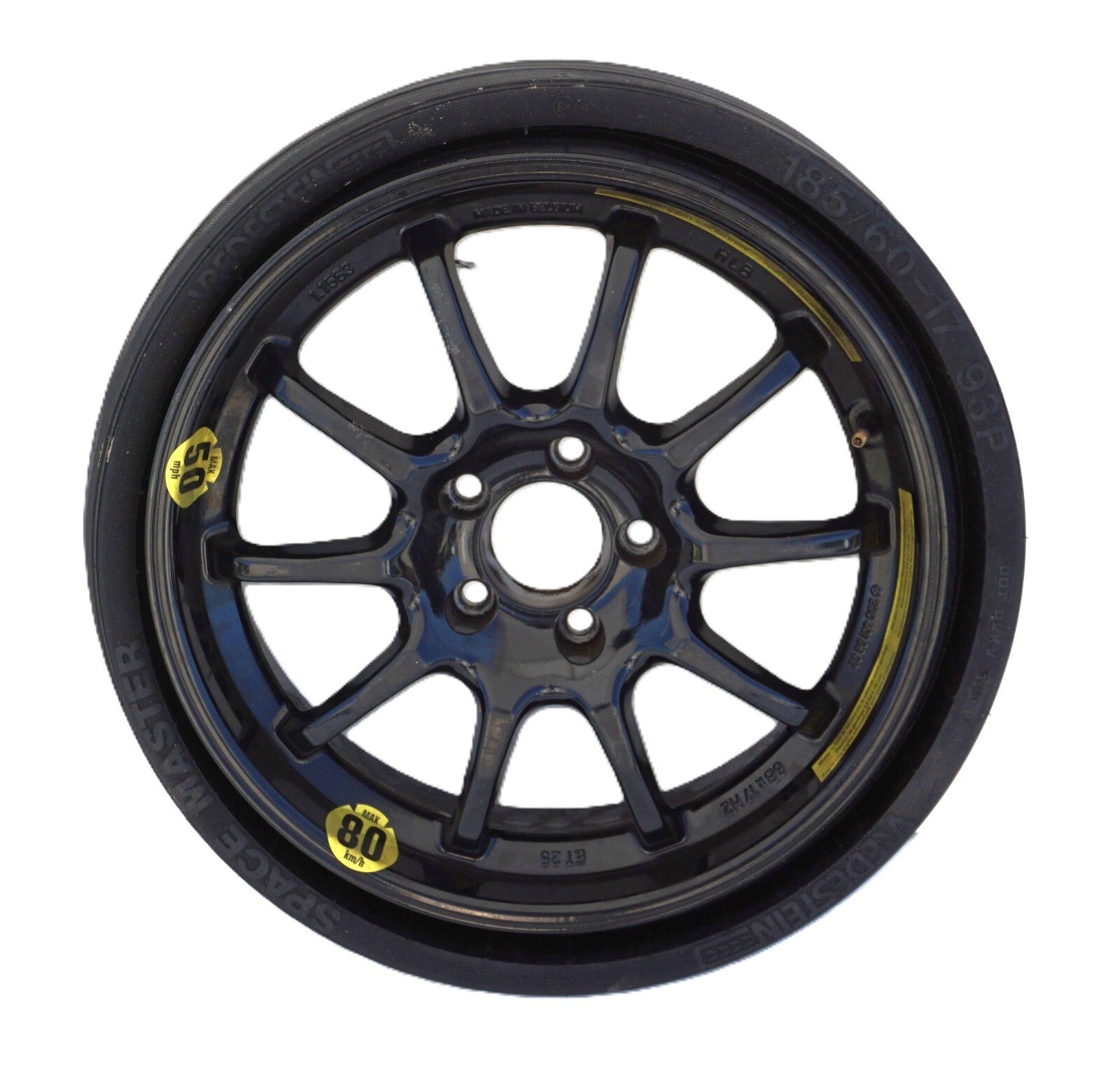 2003-2012 Mercedes-Benz SL500 SPARE TIRE 185/60-17 OEM