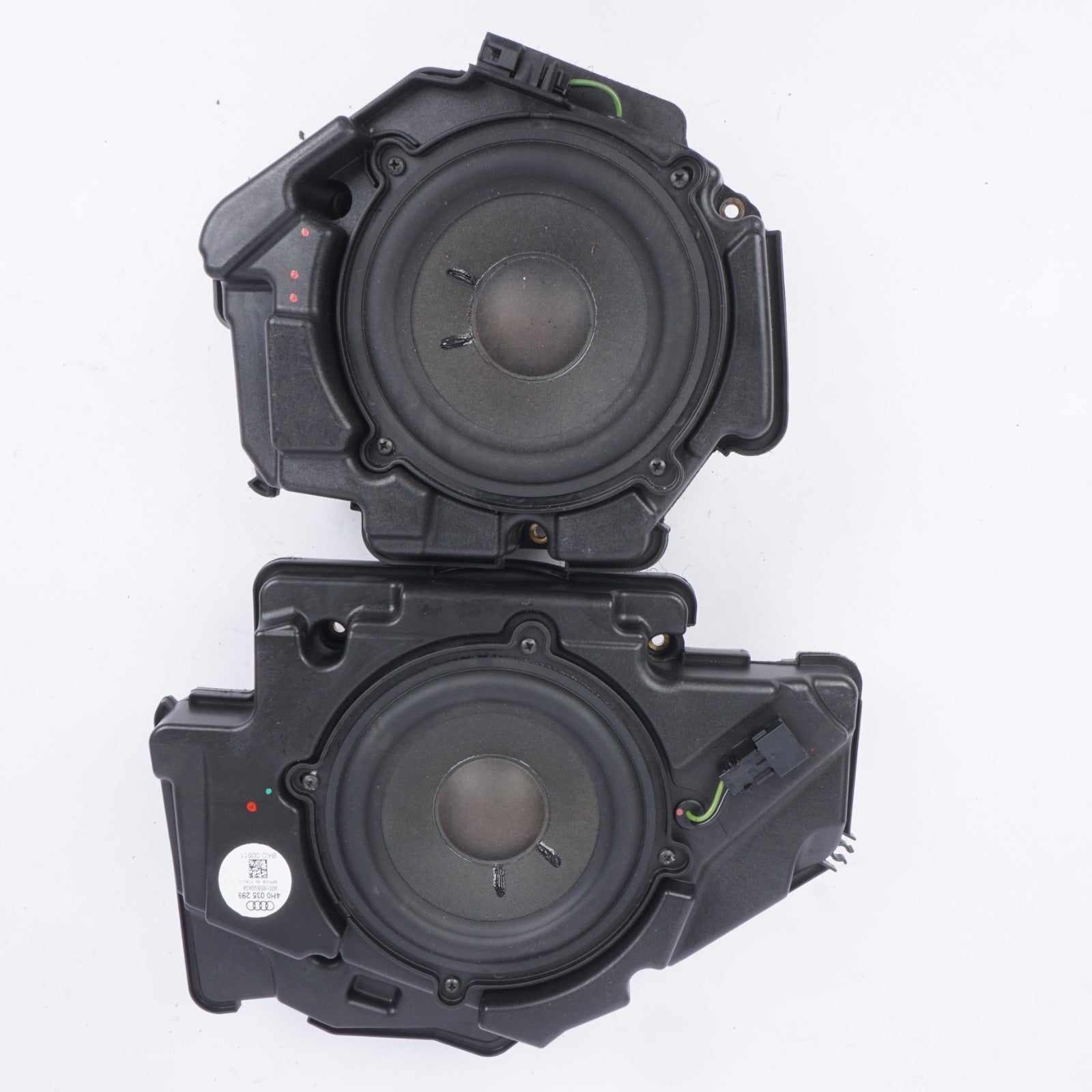 2013 - 2018 AUDI S8 - Front Rear LEFT BANG & Olufsen DOOR Speaker / Woofer Set 2