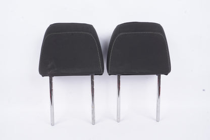2015-2018 Ford Focus Front Seat Leather Head Rest Set of 2 Black 2016 2017