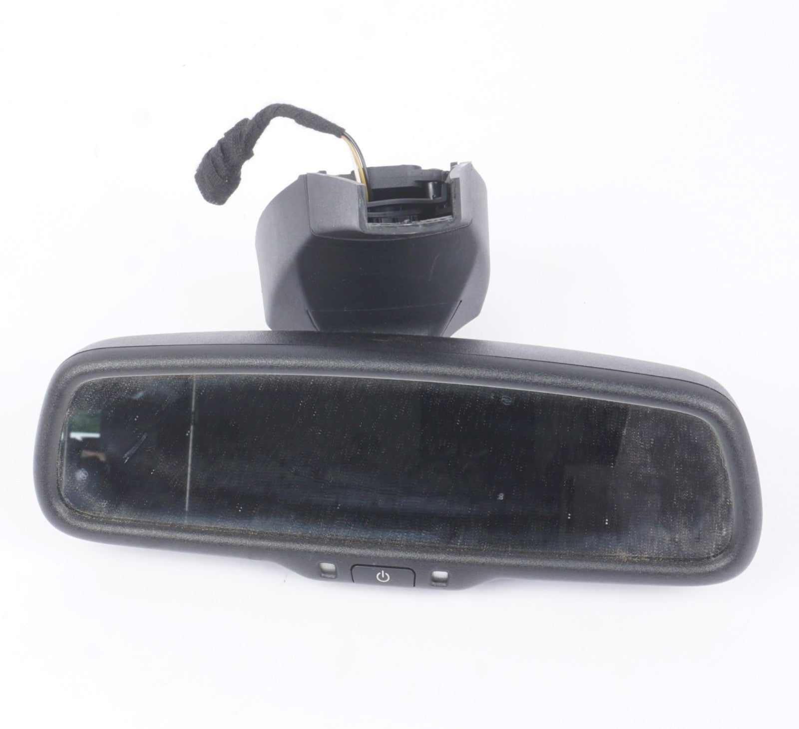 2012 - 2017 FIAT 500 MIRROR INTERIOR REAR VIEW WO COMPASS W SWITCH BLACK