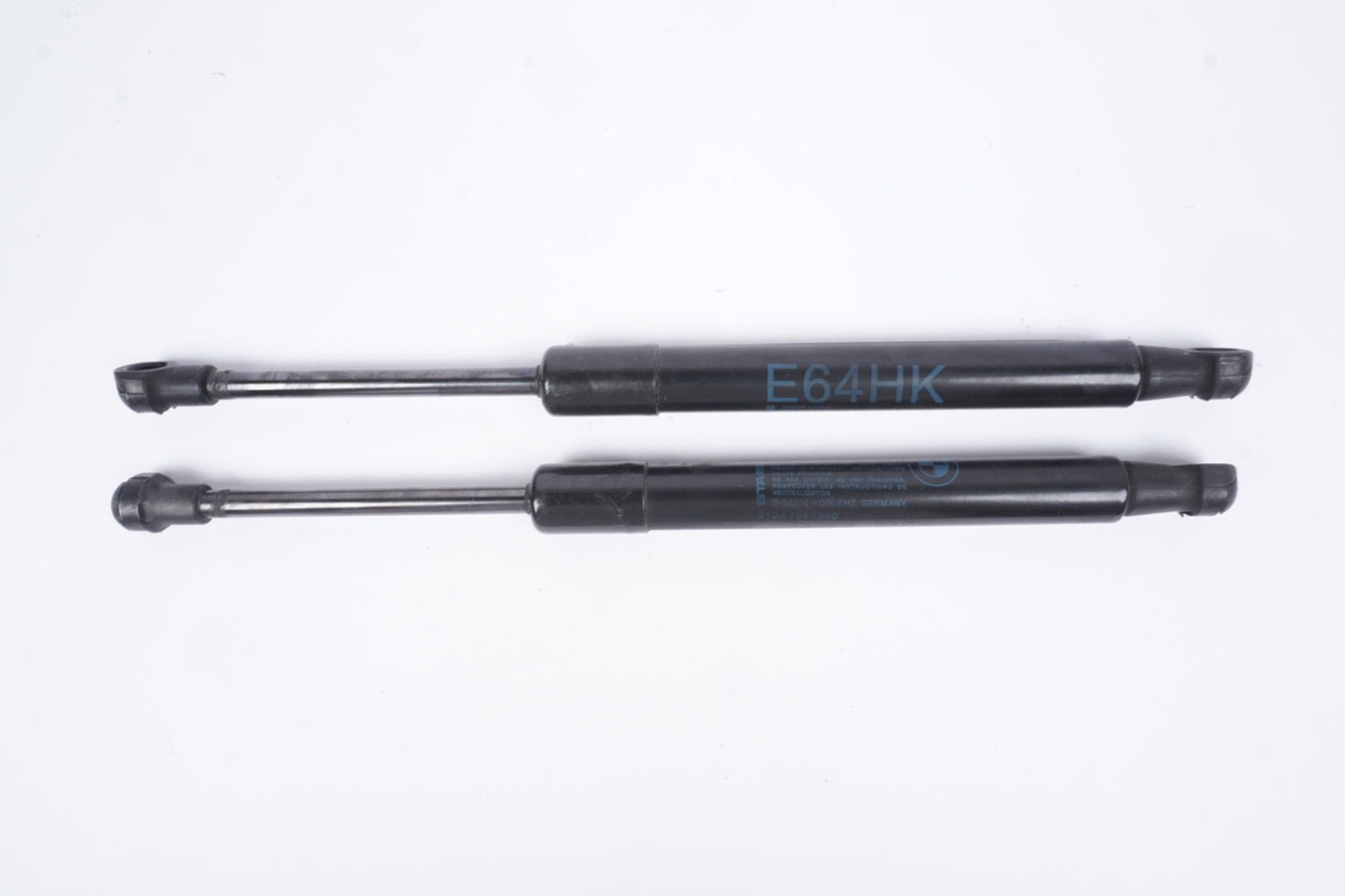 04-10 BMW 650i E64 Convertible Trunk Boot Support Lid Gas Lift Strut Set OEM