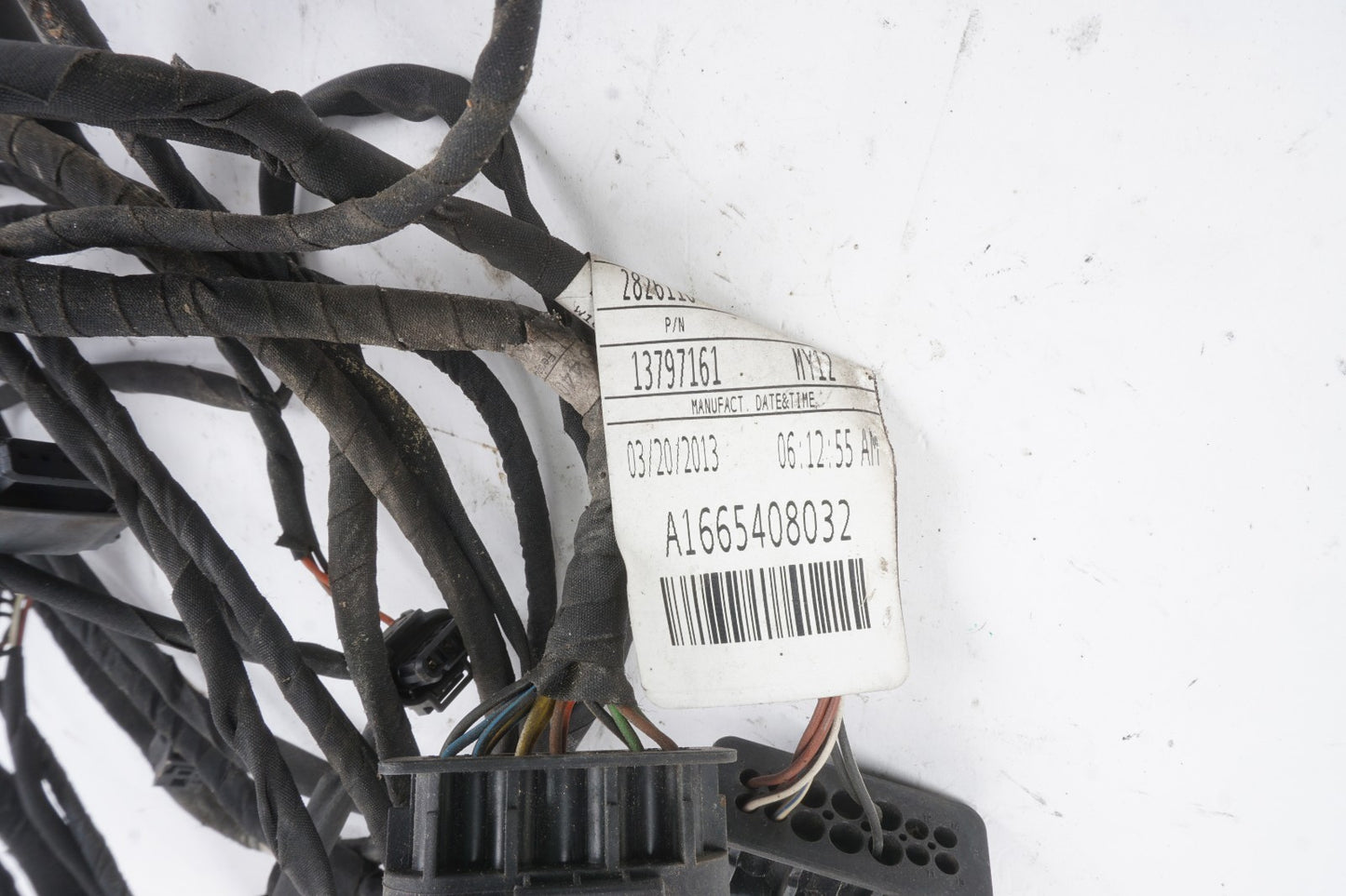 13-16 Mercedes X166 GL450 GL550 Front Lower Bumper Wire Wiring Harness OEM